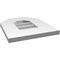 Ekena Millwork Octagonal Top Surface Mount PVC Gable Vent w/ 3-1/2"W x 1"P Standard Frame, 12"W x 14"H GVPOT12X1401SN - alternate 5